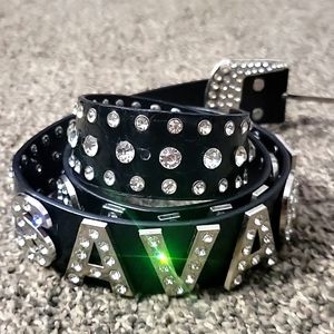 Savage rhinestone belt